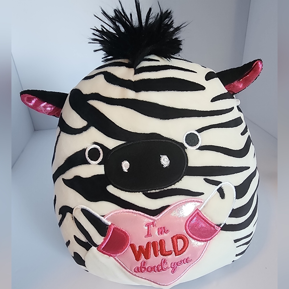 Tracey The Zebra 7” I'm Wild About You! Squishmallow